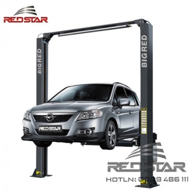 CẦU NÂNG 2 TRỤ BIGRED 3.5 TẤN - CÁP CỔNG-GIẬT CÓC 1 PHÍA- MODEL BR-2350CM1 